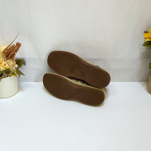 Sperry Top-Sider Angelfish 5.5M Boat Shoes Loafers Leather Upper Leopard Print - Picture 8 of 10